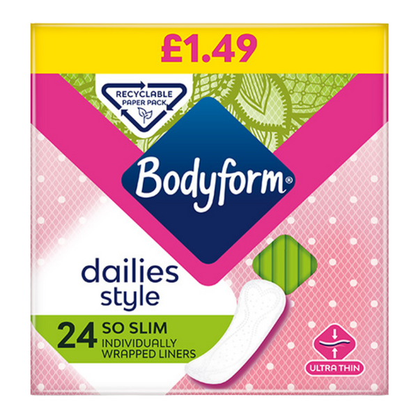 Bodyform Dailies Style So Slim Liners (24pcs)