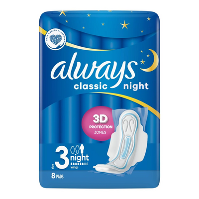 Always Classic Night Pads (8pcs)