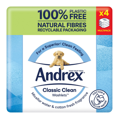 Andrex Washlets Classic Clean (4pcs)