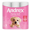 Andrex Toilet Roll Gentle Clean 2Ply (9pcs)
