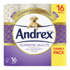 Andrex Toilet Roll Supreme Quilts 3Ply (16pcs)
