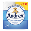 Andrex Toilet Roll Classic Clean (4pcs)