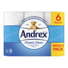 Andrex Toilet Roll Classic Clean (6pcs)