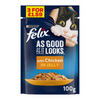 Felix As Good As It Looks Chicken in Jelly (100g)