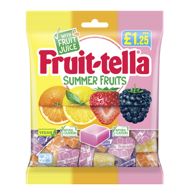 Fruit-tella Sweets Summer Fruits (135g)