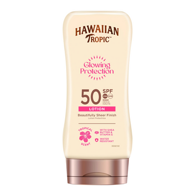 Hawaiian Tropic Glowing Protection Sun Lotion SPF50 (180ml)