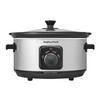 Morphy Richards Ceramic Slow Cooker - Brushed Steel (3.5L)