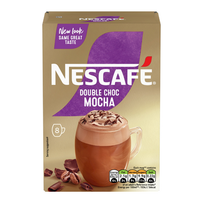 Nescafe Gold Double Chocolate Mocha Sachets (8 x 20.9g)