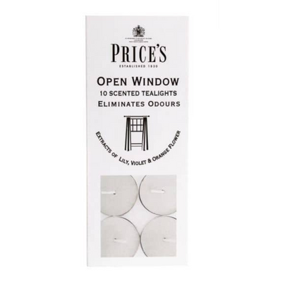 Prices Candles Tealights Open Window (10pcs)