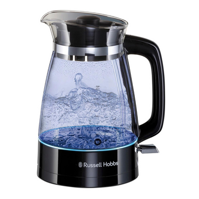 Russell Hobbs Classic Glass Kettle - Black (1.7L)