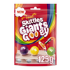 Skittles Giants Gooey Vegan Chewy Sweets Fruit Flavoured Pouch Bag (125g)
