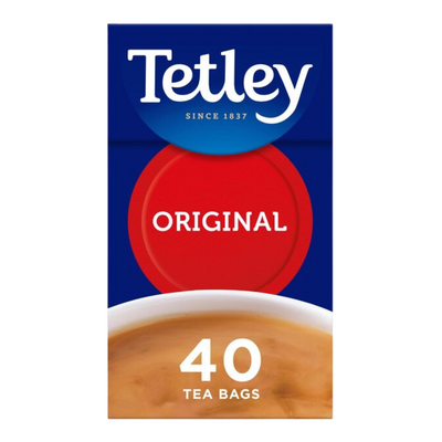Tetley Tea Bags Soft Pack (40pcs)