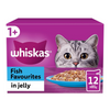 Whiskas Adult 1+ Fish Favourites in Jelly Pouches (12 x 85g)