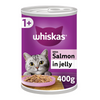 Whiskas 1+ Adult Salmon in Jelly Tins (400g)