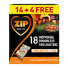 Zip Fast & Clean Wrapped Firelighters (18pcs)
