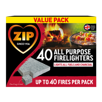 Zip All Purpose Firelighters (40pcs)